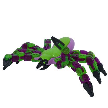 Alltoys Klixx Creaturez Pavouk zeleno-fialový