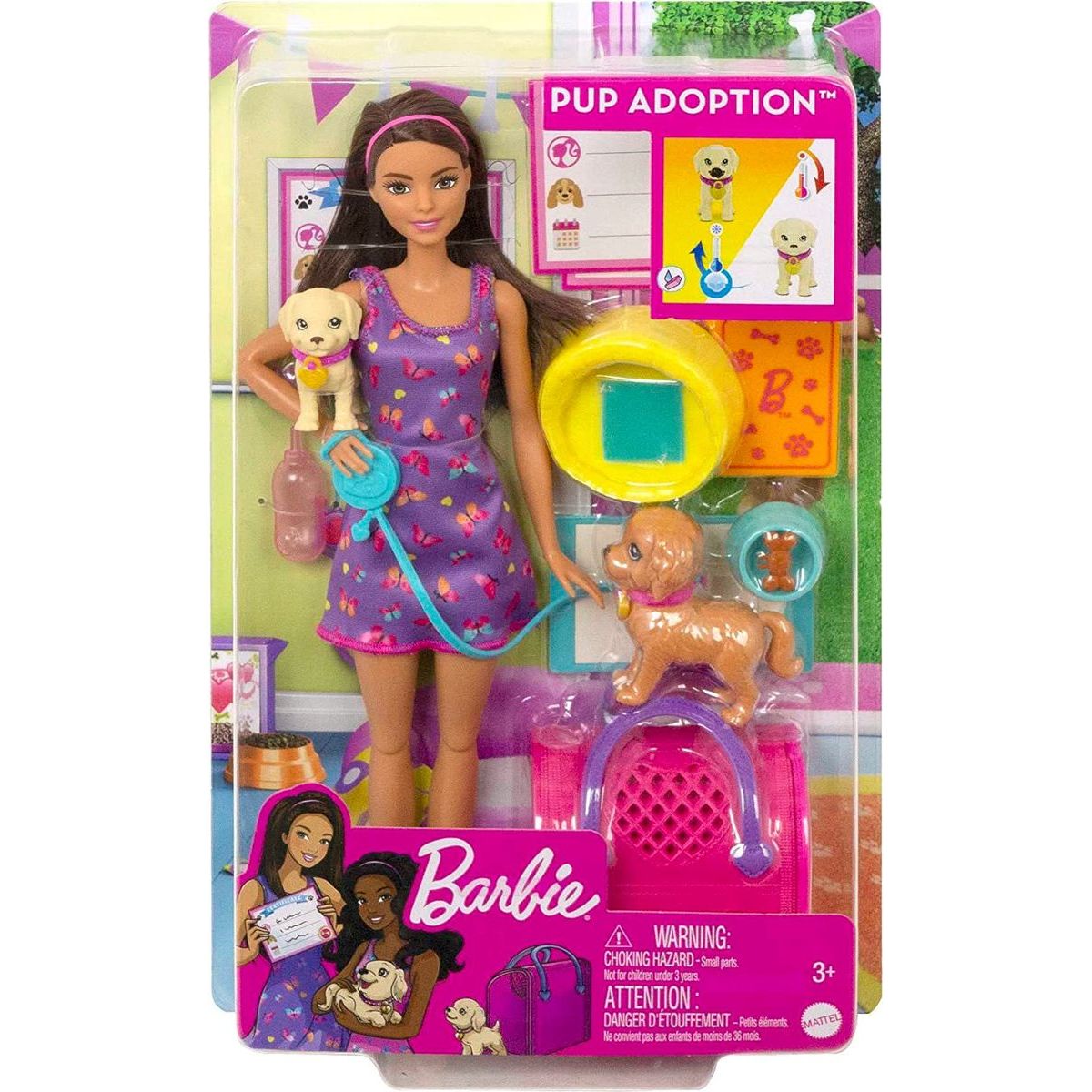 Mattel Barbie panenka s pejsky