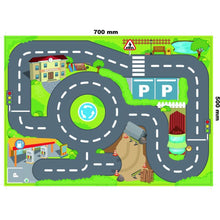 Kiddy Go! Autíčka sada 5ks s podložkou Město