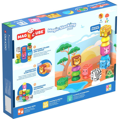 Geomag Magicube Safari 16 dílků