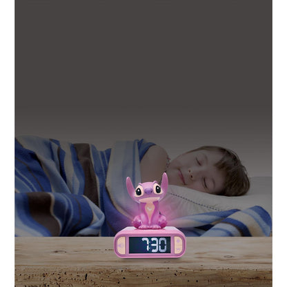 Lexibook Budík Stitch Angel se svítící figurkou