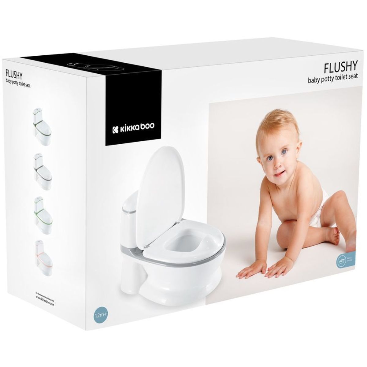 KikkaBoo Nočník toaleta Flushy Grey