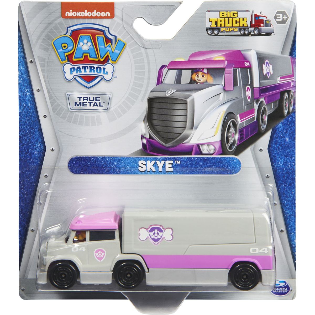 Spin Master Tlapková patrola die-cast Big trucks náklaďáky Skye