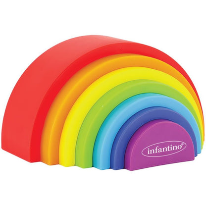 Infantino Skládačka duha Magic Rainbow