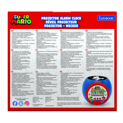 Lexibook Budík Super Mario se stropním projektorem