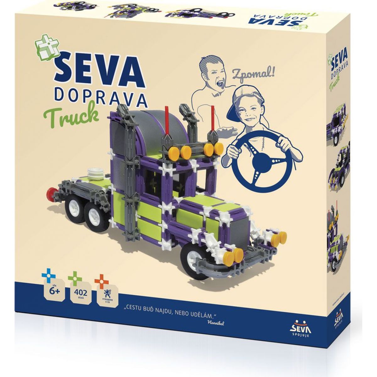 Seva Stavebnice Doprava Truck 402 dílků
