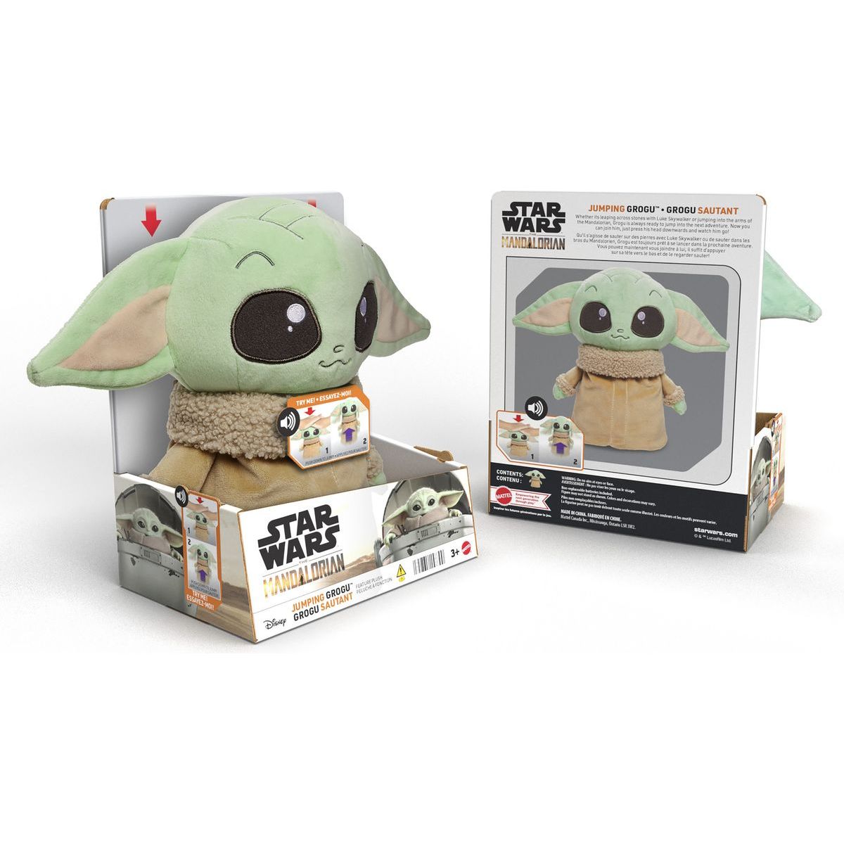 Mattel Star Wars Skákací plyšák Grogu