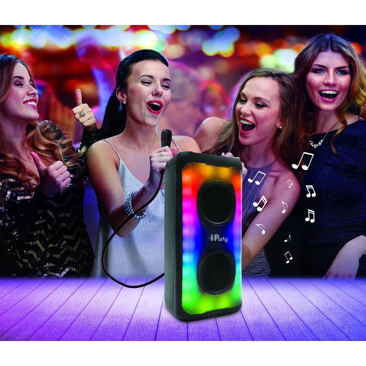 Lexibook Bluetooth karaoke reproduktor s mikrofonem velký
