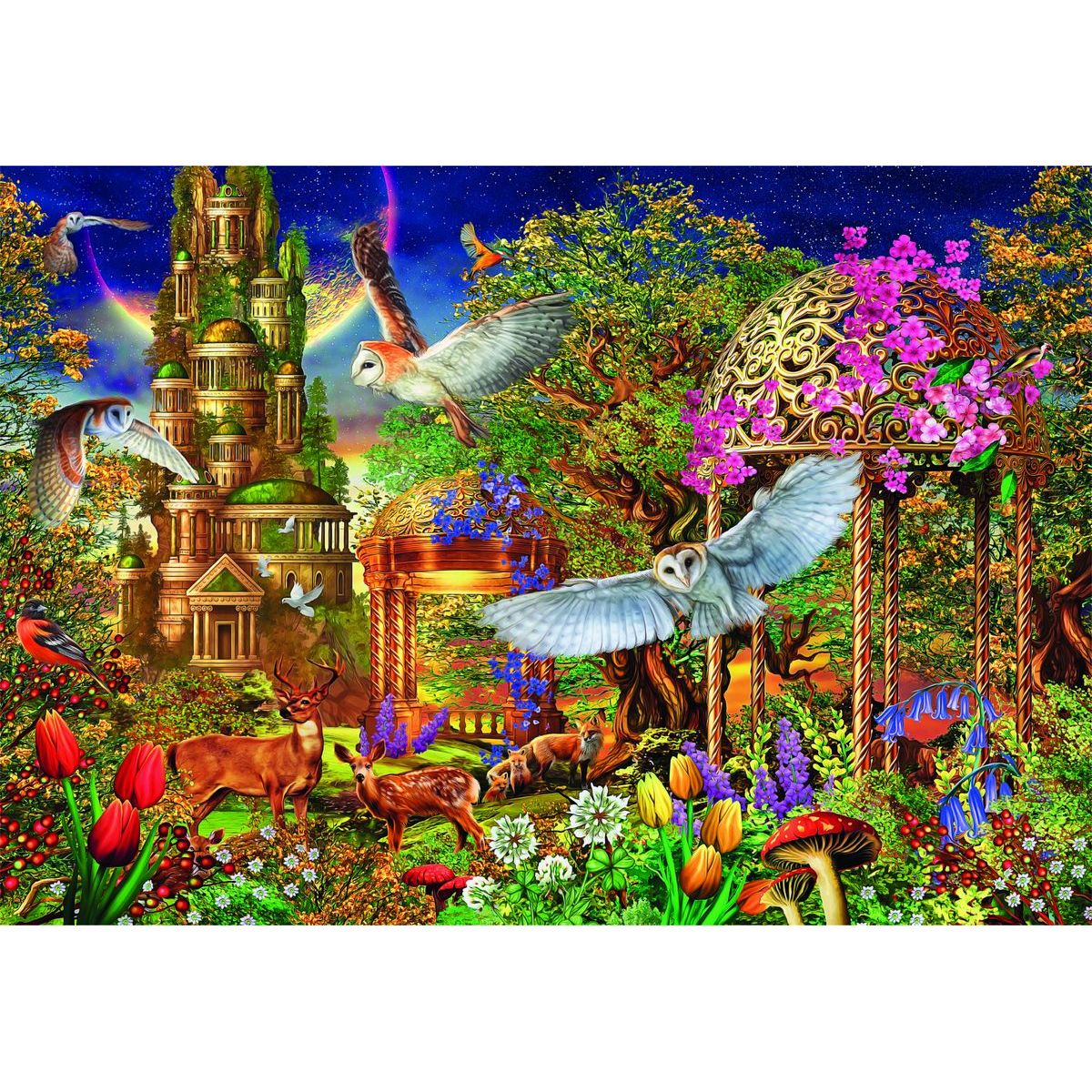 Clementoni puzzle 1500 Lesní fantasy zahrada