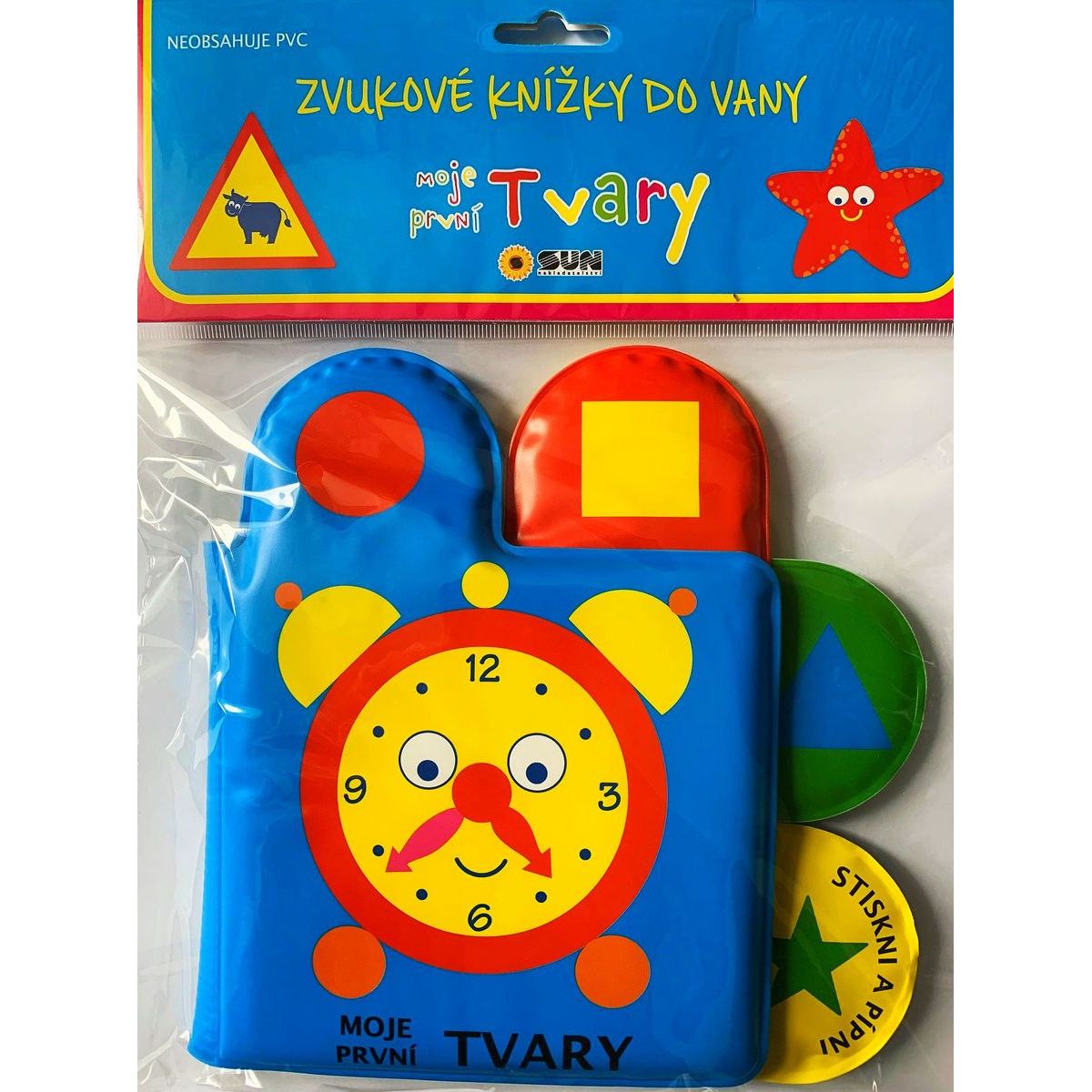 SUN Zvuková kniha do vany - tvary