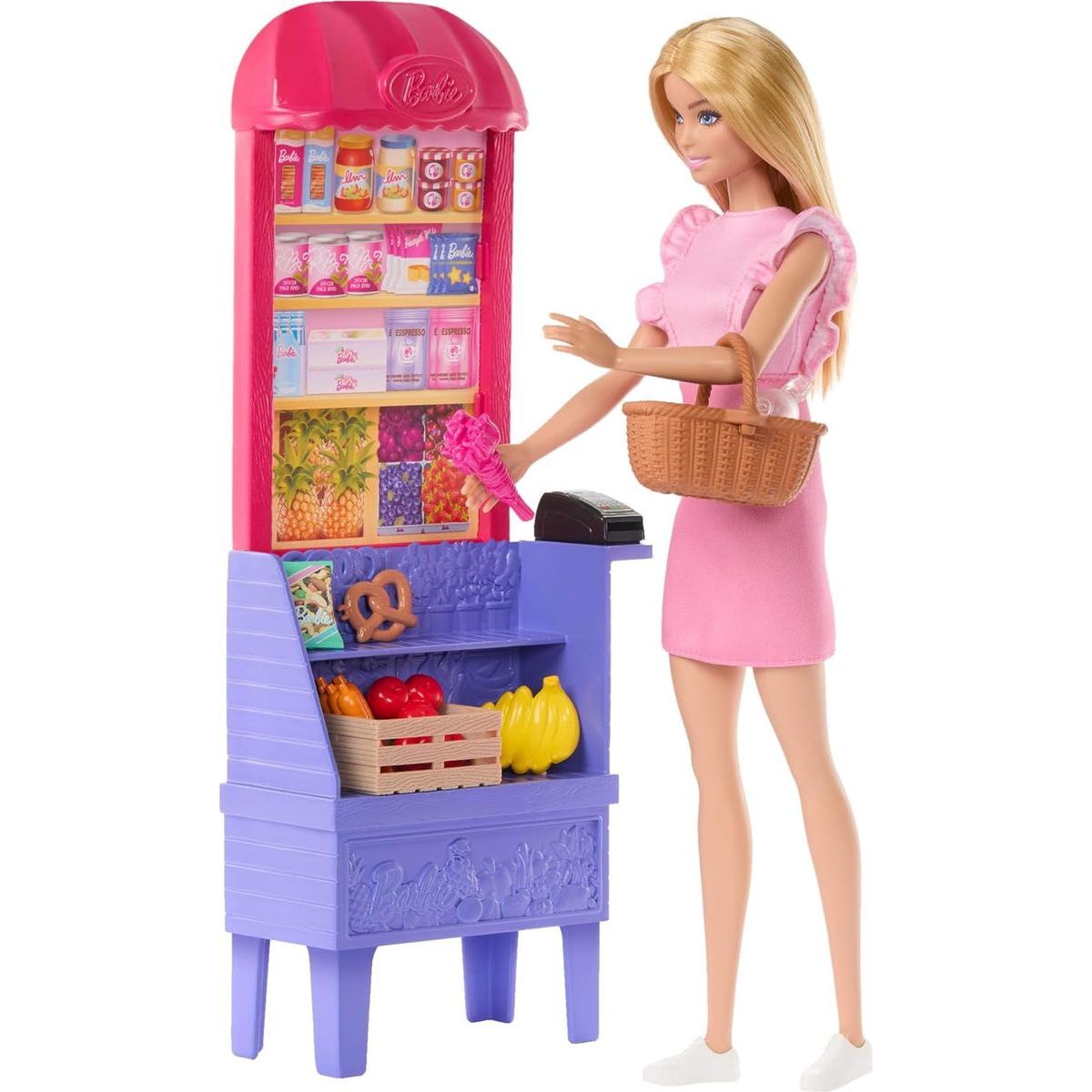 Barbie Panenka Malibu nakupuje herní set