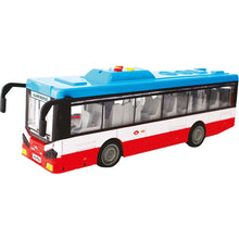 Sparkys Městský autobus na setrvačník s osvětlením a zvukem - červený