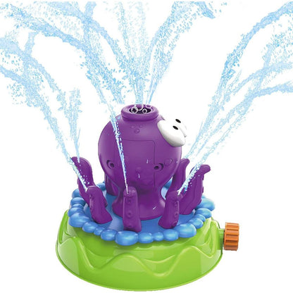 Alltoys Stříkací chobotnice na zahradu s bublifukem 150 ml zelený podstavec