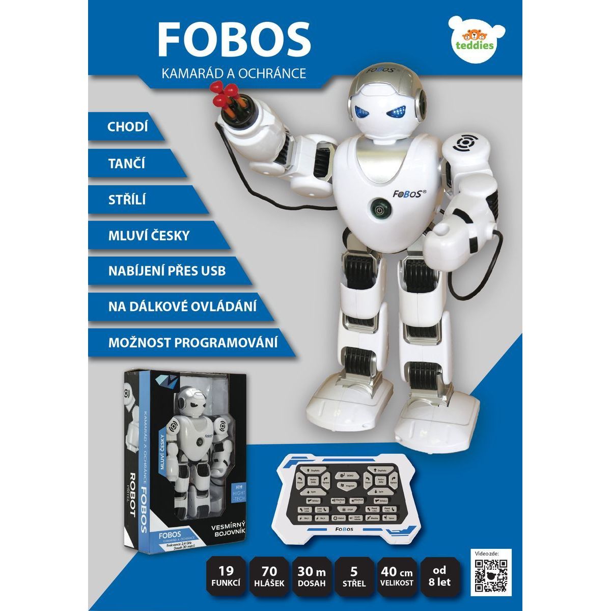 RC Robot Fobos interaktivní CZ