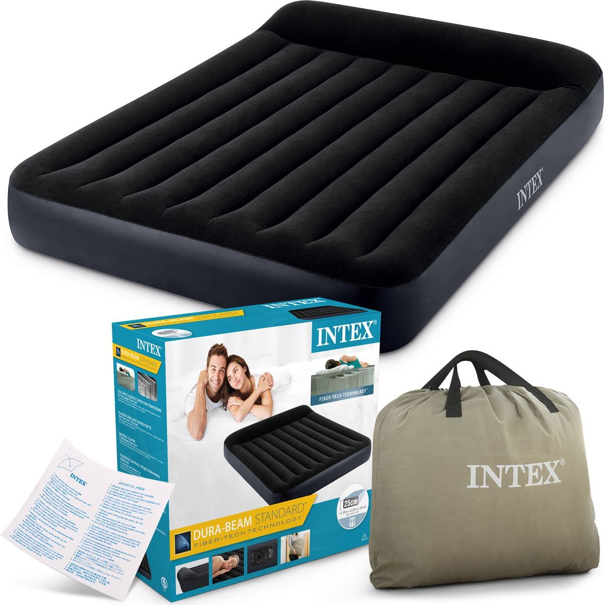Intex 64150NP Nafukovací postel Dura Beam Queen Standard series