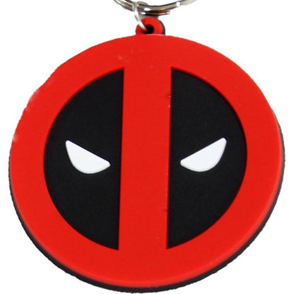 Klíčenka gumová Deadpool logo