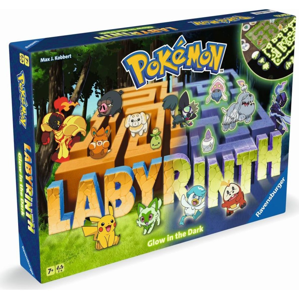 Ravensburger 228393 Labyrinth Pokémon Noční edice