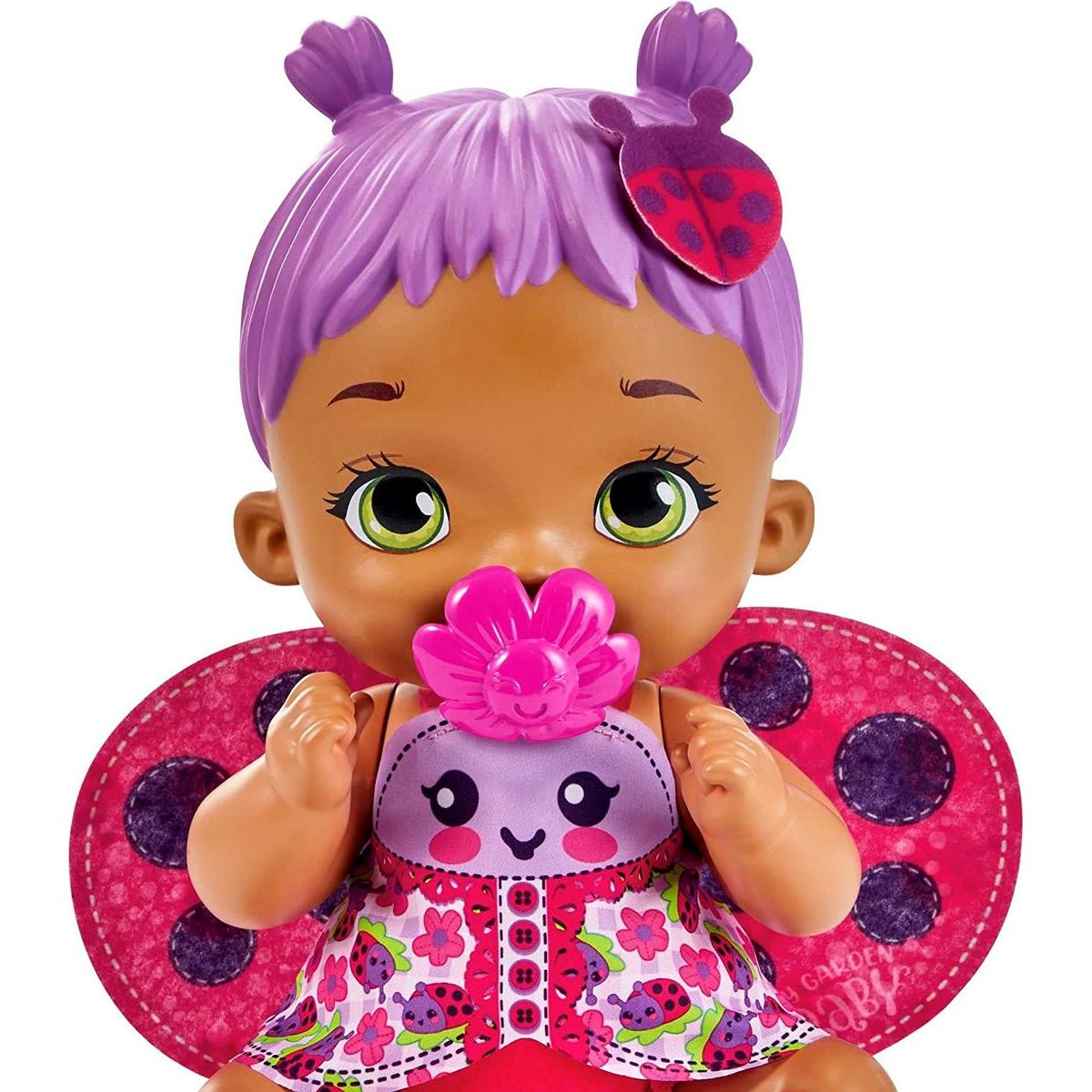 Mattel My Garden Baby miminko fialová beruška 30 cm