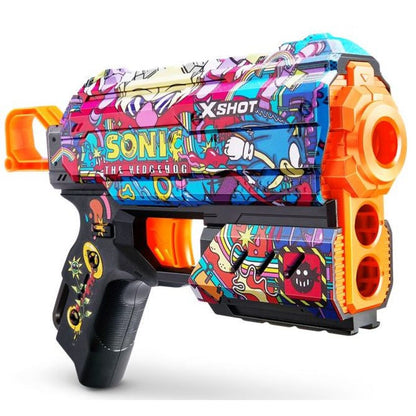 ZURU X-SHOT Skins Flux SONIC the Hedgehog
