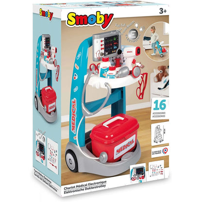 Smoby Lékařský elektronický vozík s příslušentsvím