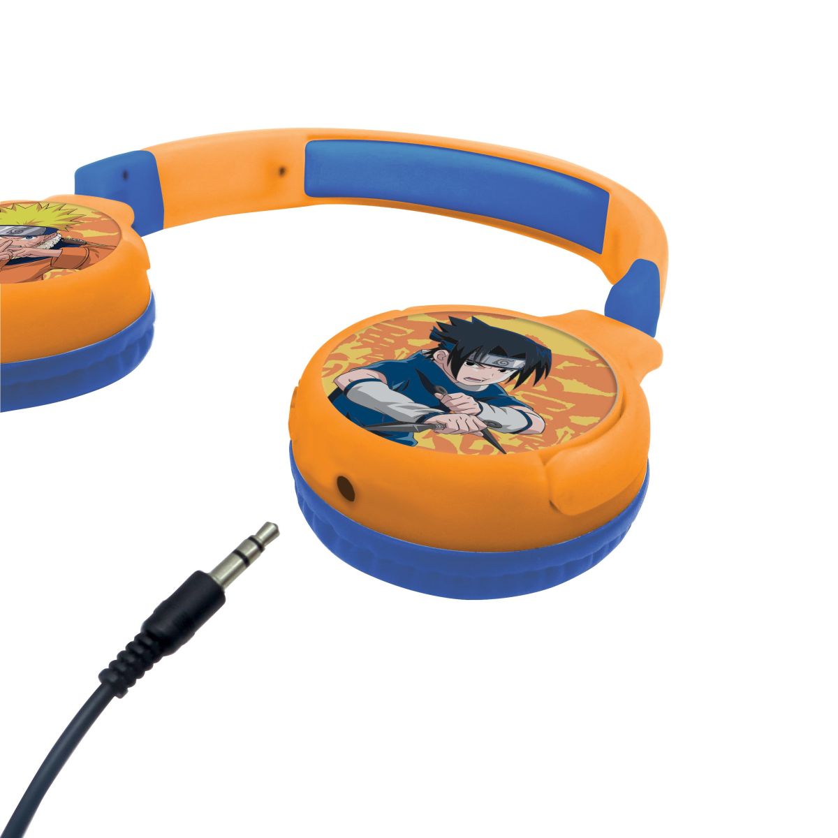 Lexibook 2v1 bluetooth skládací sluchátka Naruto s limitem hlasitosti