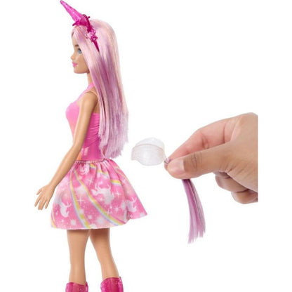Mattel Barbie Pohádková víla jednorožec - růžová