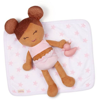 LullaBaby Panenka plyšová do vany Light Brown Hair
