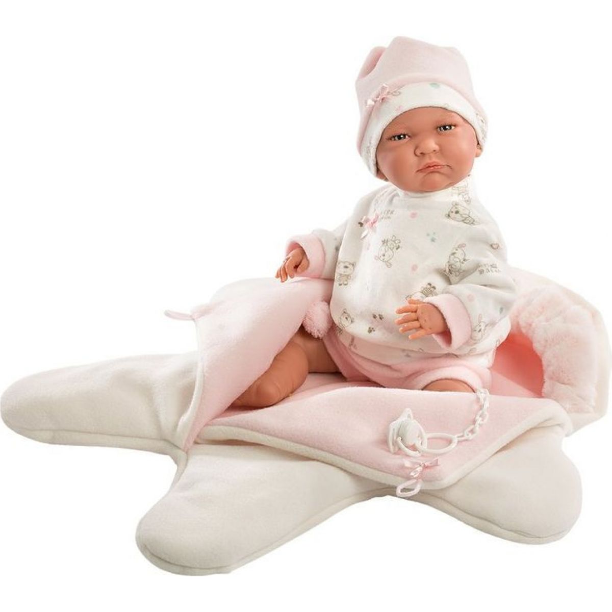Llorens M740-38 obleček pro panenku miminko New born velikosti 40-42 cm