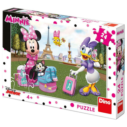 Dino Puzzle Minnie v Paříži 24 dílků