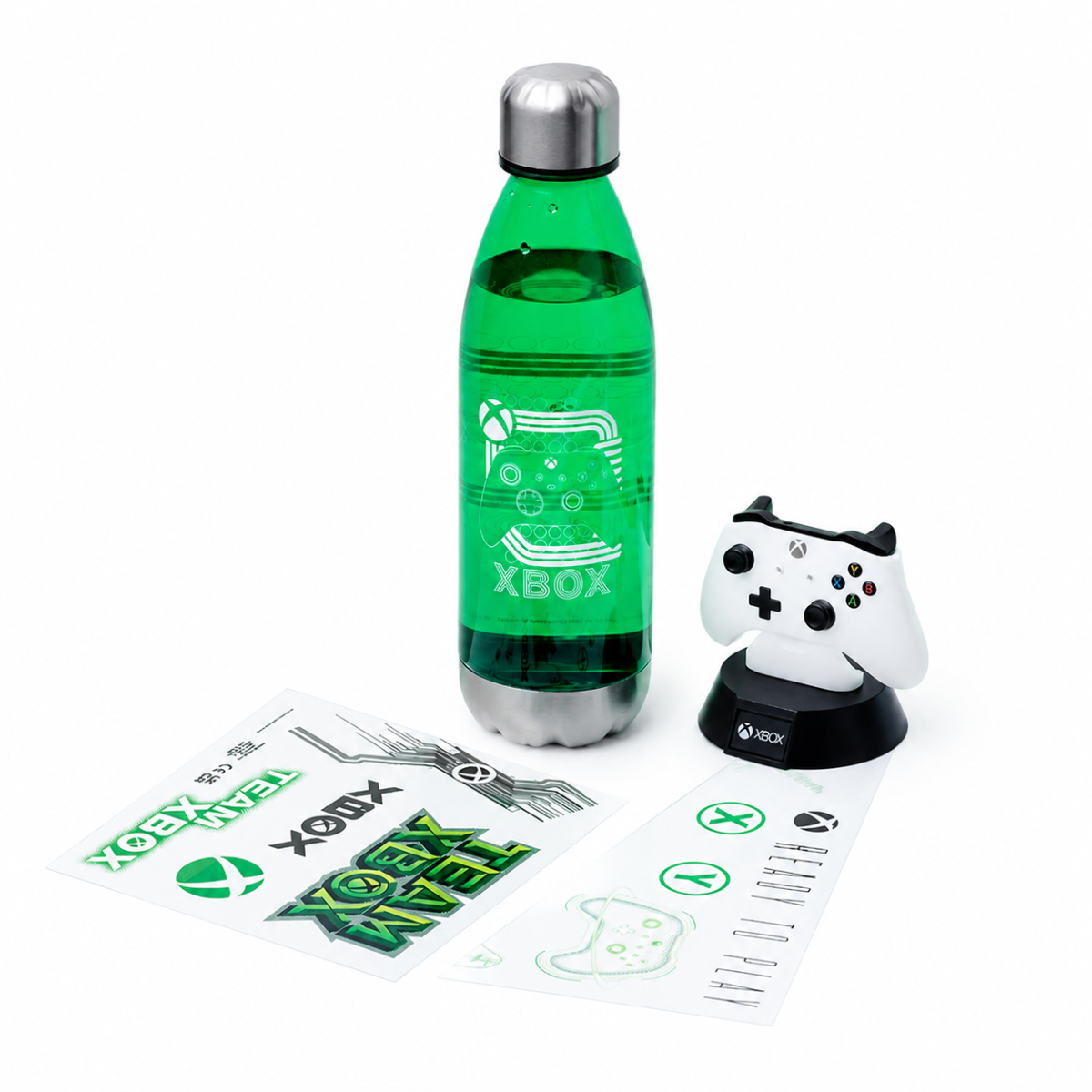 Paladone Dárkový set XBOX láhev, samolepky a světlo