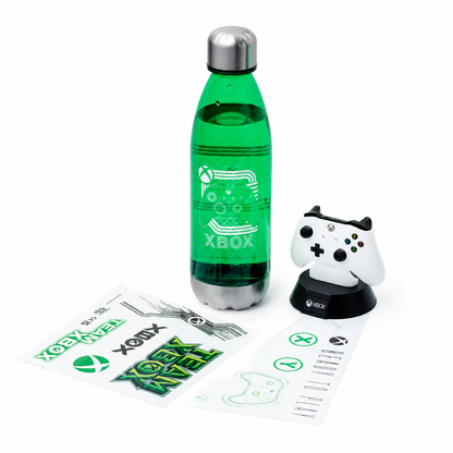 Paladone Dárkový set XBOX láhev, samolepky a světlo