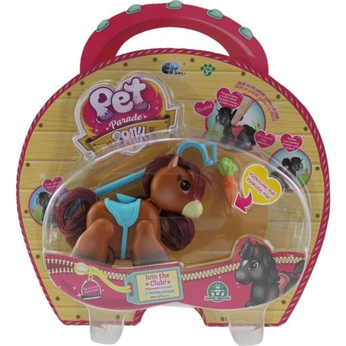 Pet Parade poník 8 x 8 x 2 cm 1pack hnědá