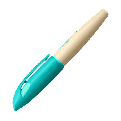 Ergonomické plnicí pero pro praváky - STABILO EASYbirdy Timber zelená vč. bombičky