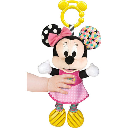 Clementoni Baby Minnie plyšová se zvuky a úchytem 25cm