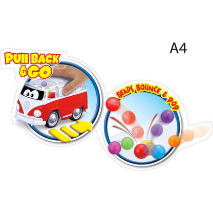 Volkswagen autobus žlutý
