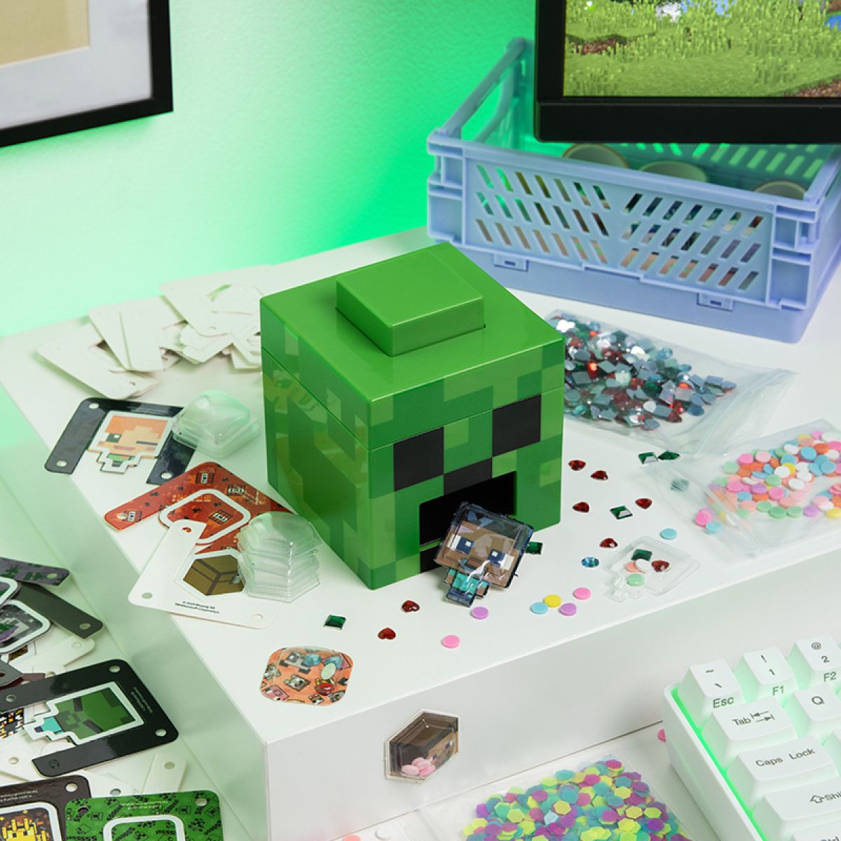 Paladone Minecraft 3D sada na výrobu samolepek