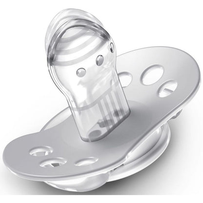 LOVI Dudlík silikonový dynamický Salt & Pepper 0-3 m 2 ks