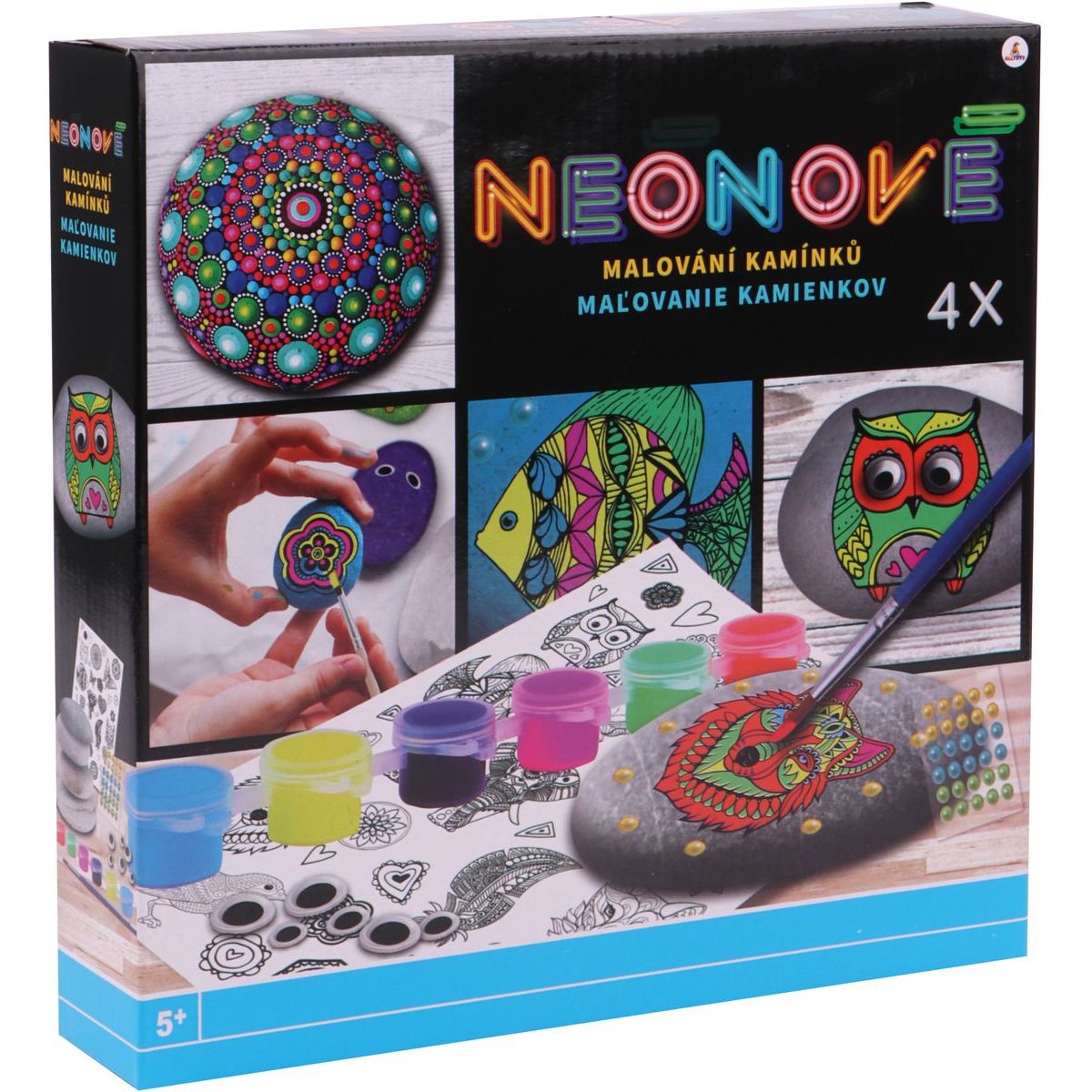 Malování na kamínky Neon