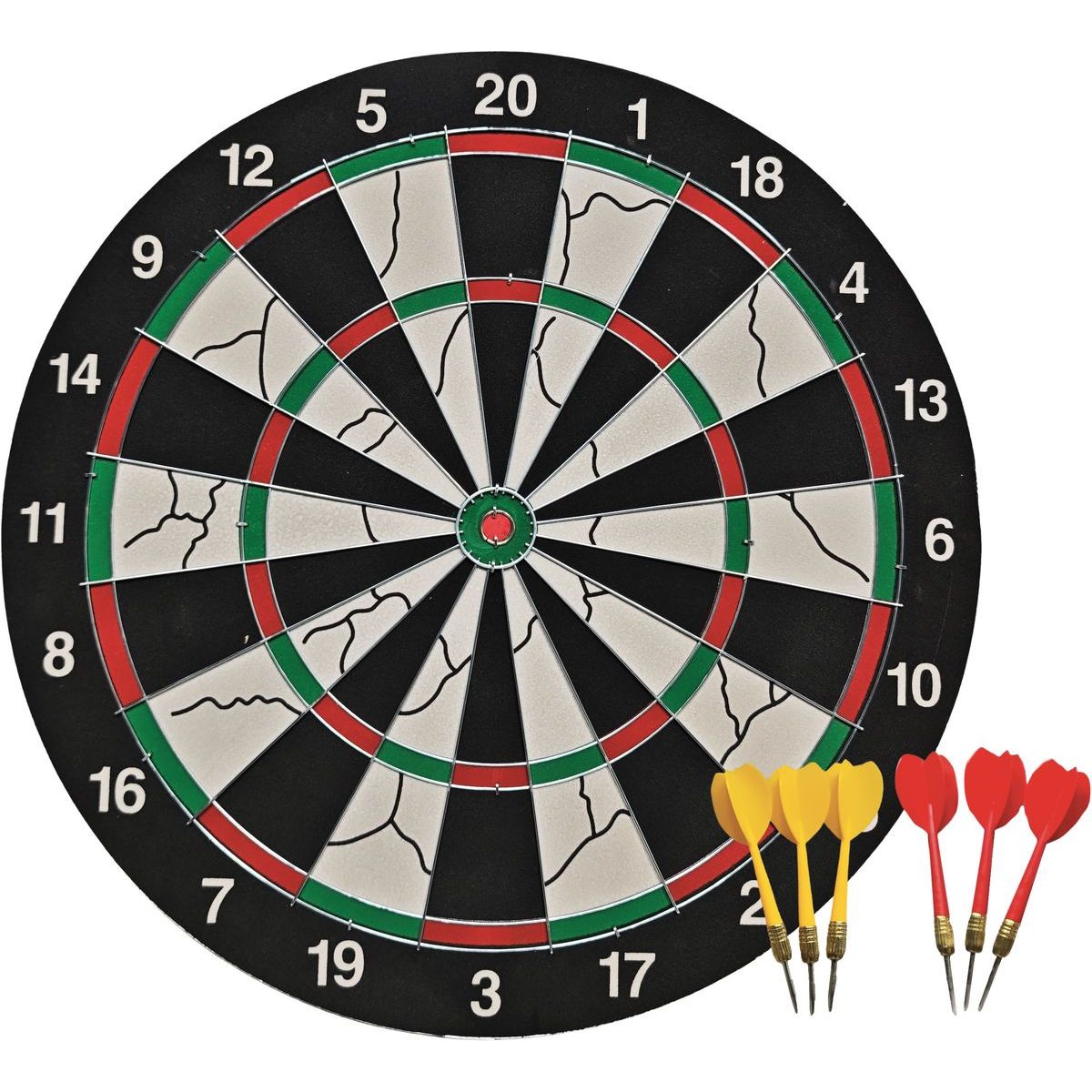 Terč 2v1 na šipky 43 cm