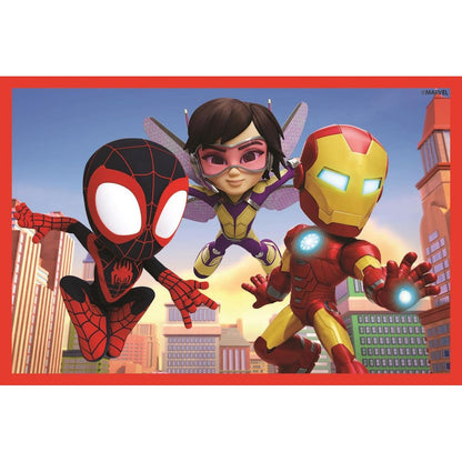 Clementoni Obrázkové kostky 6 ks Spidey and his amazing friends