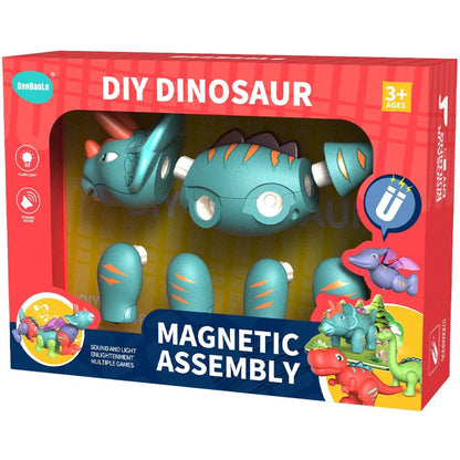 Triceratops magnetický skládací