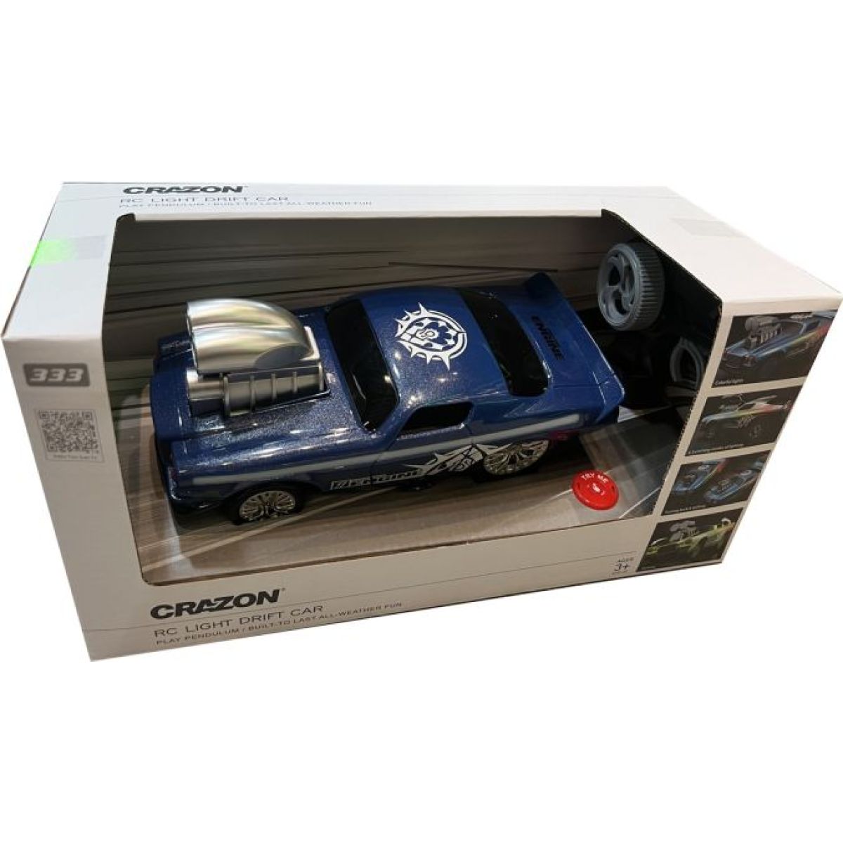 RC auto Drift modrá