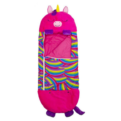 Happy Nappers Spacáček Usínáček Růžový jednorožec Monique 135 cm