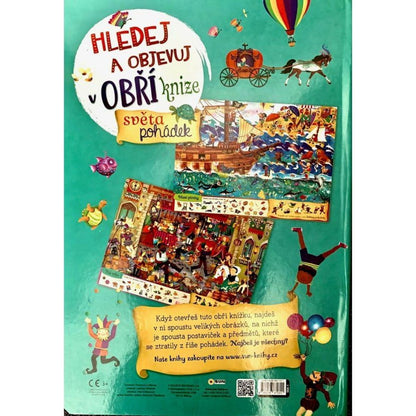 Obří kniha, svět pohádek - hledej  a objevuj