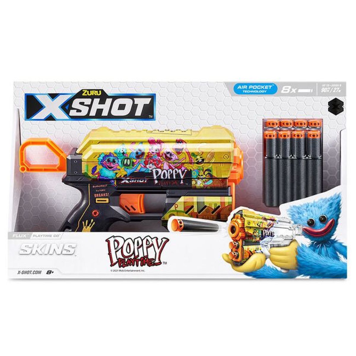 X-SHOT Skins Flux Poppy Playtime Poppy yellow