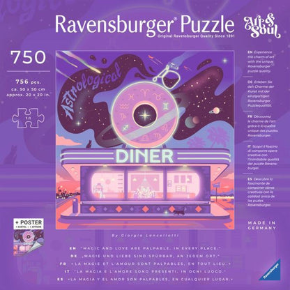 Ravensburger 120010005 Art & Soul: Astrologická jídelna 750 dílků