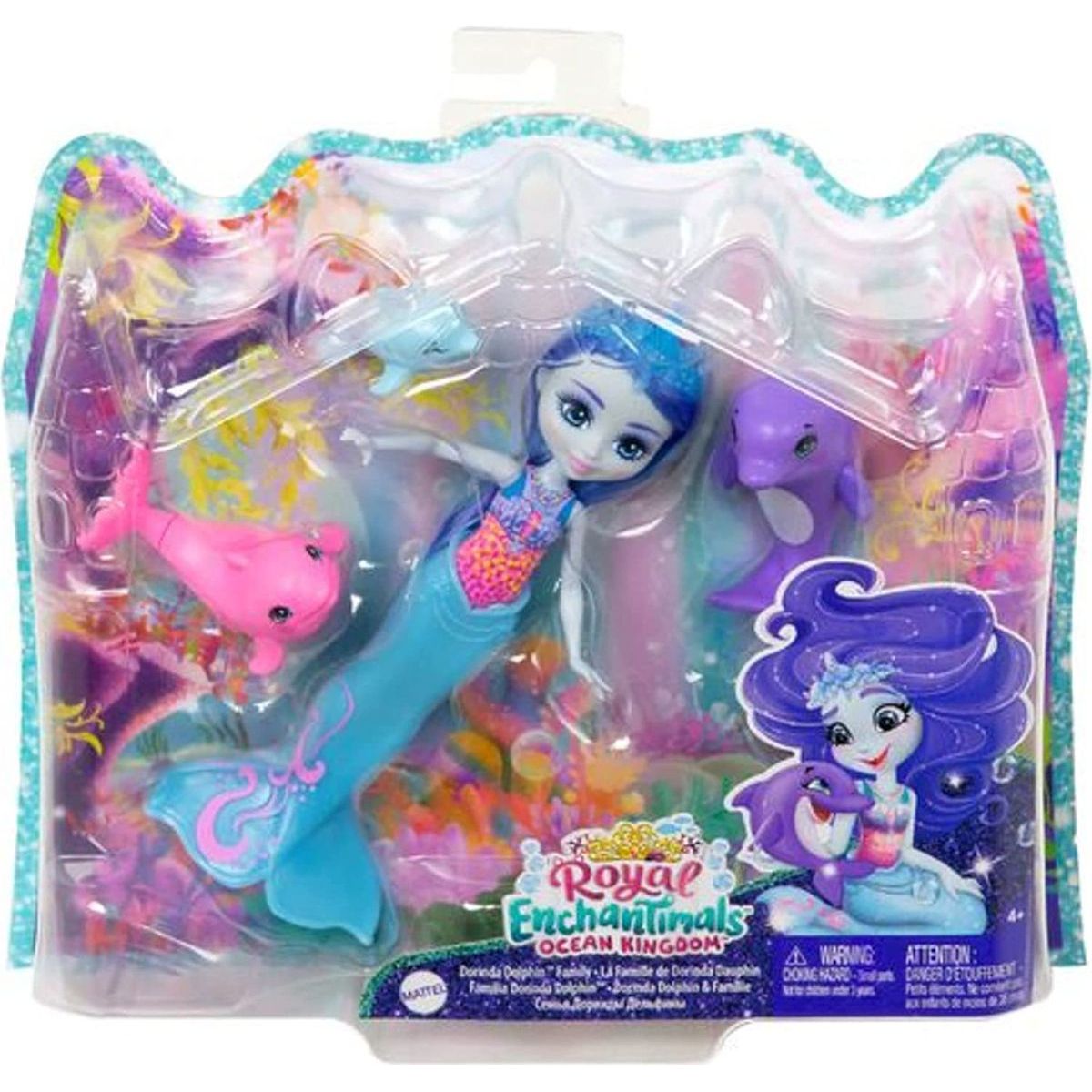 Mattel Enchantimals rodinka Dorinda Doplhin