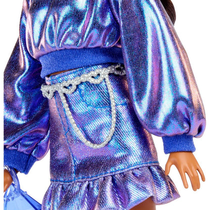 Barbie Deluxe modelka - modrý top