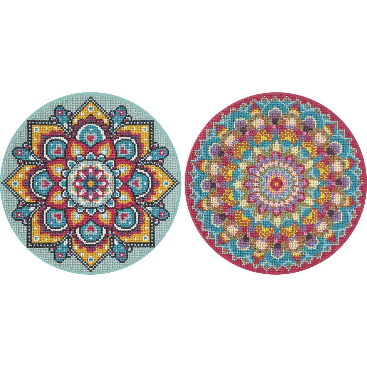 Alltoys Malování pomocí kamínků Diamond Painting Mandala zelená