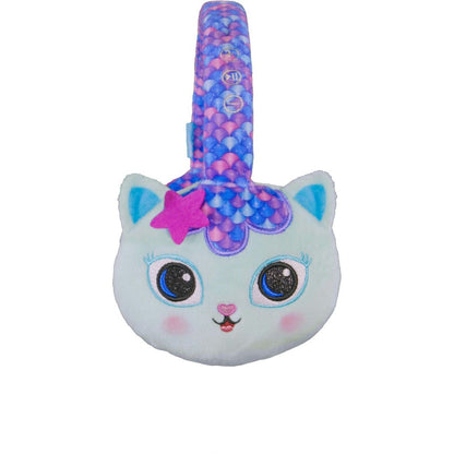Lazerbuilt Gabbys Dollhouse Plush Bluetooth Headphones - Mercat